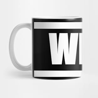 'WHO' (White Design) Mug